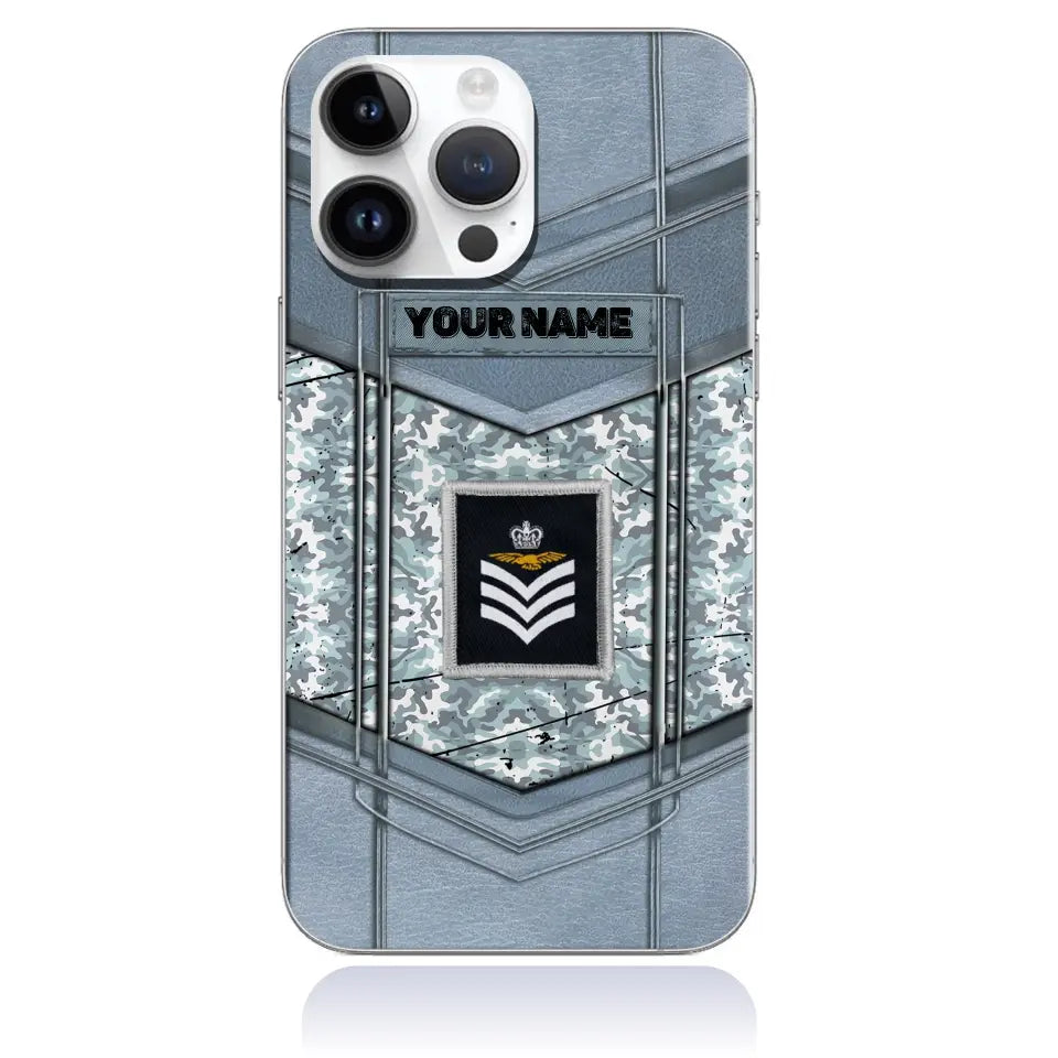 Personalized United Kingdom Soldier/Veterans Phone Case Printed - 2705230005- D04