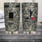 Personalized France Veteran/ Soldier With Rank And Name Camo Tumbler All Over Printed - 2605230003 - D04