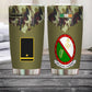Personalized Ireland Veteran/ Soldier With Rank And Name Camo Tumbler All Over Printed - 1685491202- D04