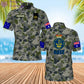 Personalized Australia Soldier/ Veteran Camo With Name And Rank POLO 3D Printed - 0206230004-D04