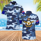 Personalized Australia Soldier/ Veteran Camo With Name And Rank POLO 3D Printed - 0206230004-D04