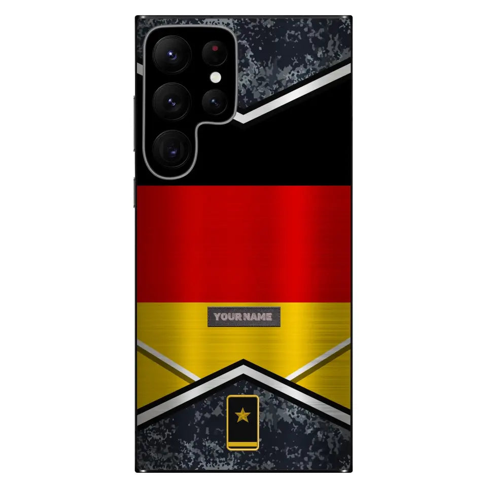 Personalized Germany Soldier/Veterans Phone Case Printed - 3005230002-D04