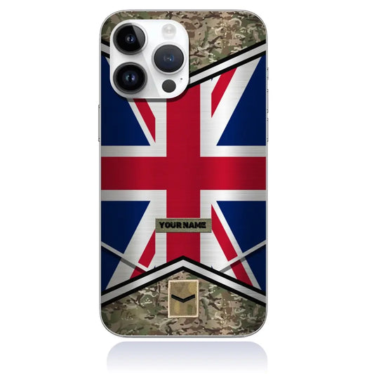 Personalized United Kingdom Soldier/Veterans Phone Case Printed - 3005230002-D04