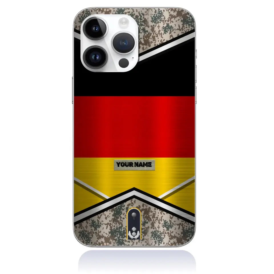 Personalized Germany Soldier/Veterans Phone Case Printed - 3005230002-D04