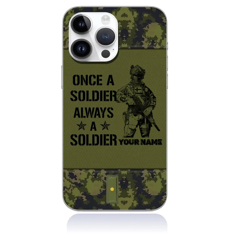 Personalized Finland Soldier/Veterans Phone Case Printed - 16854912 - D04