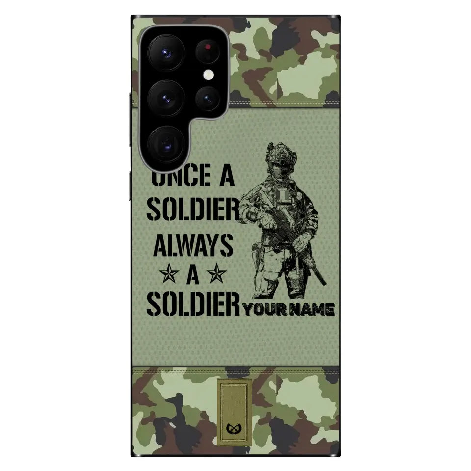 Personalized Ireland Soldier/Veterans Phone Case Printed - 3105230001-D04
