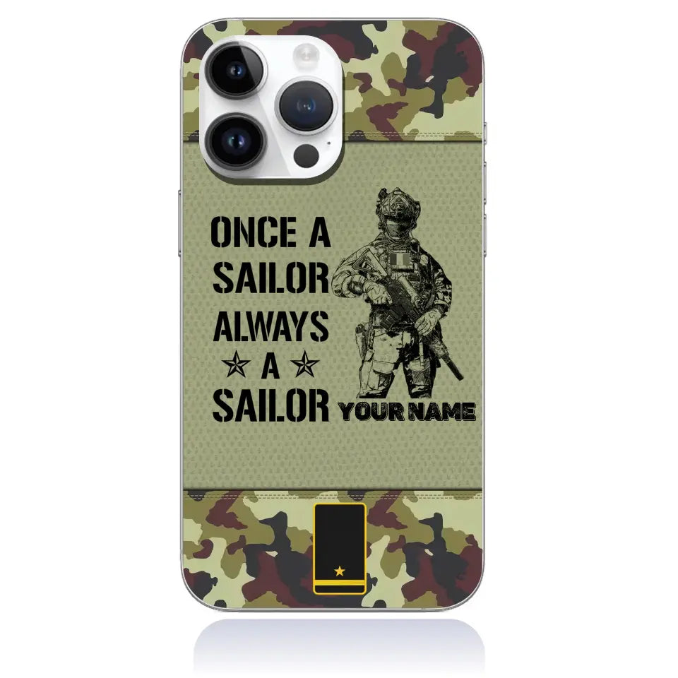 Personalized Ireland Soldier/Veterans Phone Case Printed - 3105230001-D04