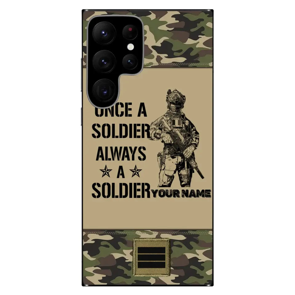 Personalized France Soldier/Veterans Phone Case Printed - 16856640 - D04