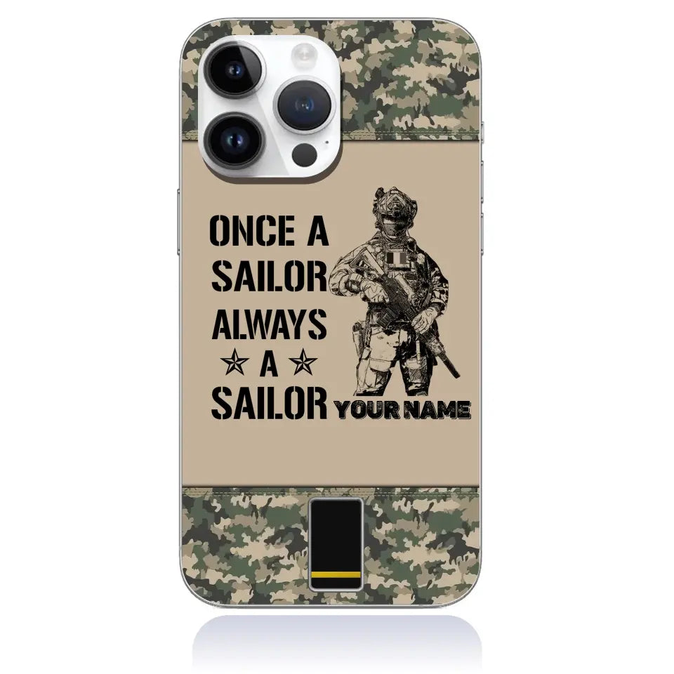 Personalized France Soldier/Veterans Phone Case Printed - 16856640 - D04