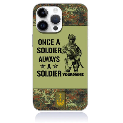 Personalized Germany Soldier/Veterans Phone Case Printed - 3005230001-D04