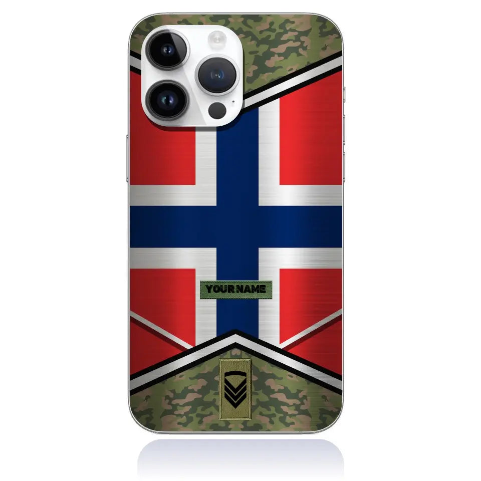 Personalized Norway Soldier/Veterans Phone Case Printed - 3005230002-D04