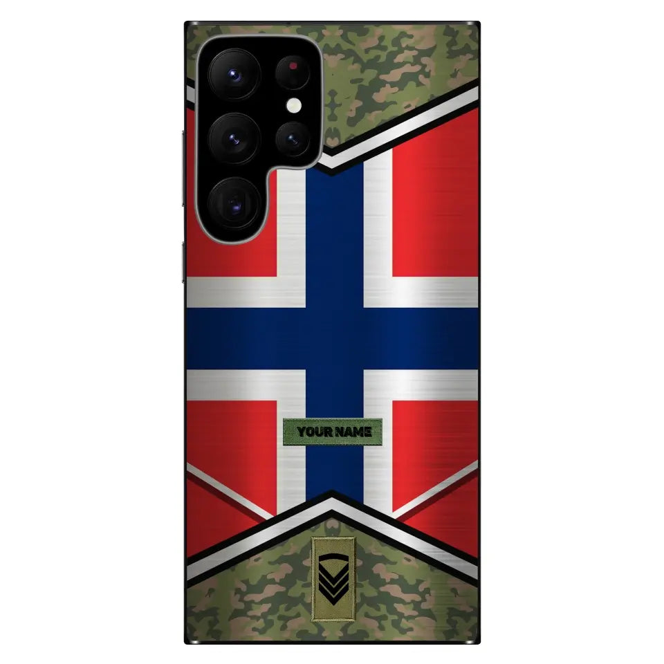 Personalized Norway Soldier/Veterans Phone Case Printed - 3005230002-D04