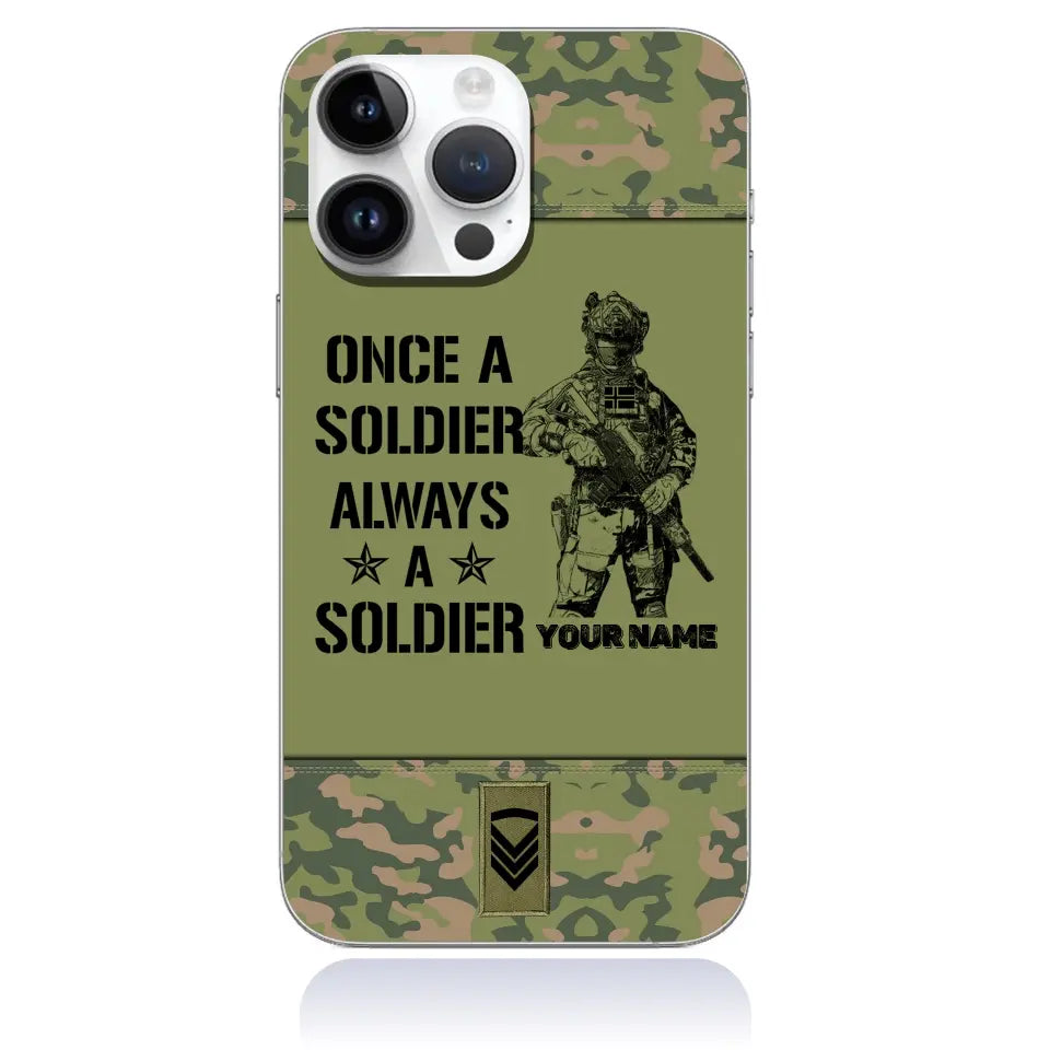 Personalized Norway Soldier/Veterans Phone Case Printed - 16854048 - D04
