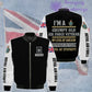 Personalized UK Soldier/ Veteran Camo With Name And Rank Bomber Jacket 3D Printed - 0106230001