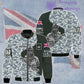Personalized UK Soldier/ Veteran Camo With Name And Rank Bomber Jacket 3D Printed - 16860096