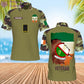 Personalized Ireland Soldier/ Veteran Camo With Name And Rank POLO 3D Printed - 16866144