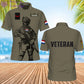 Personalized Netherlands Soldier/ Veteran Camo With Name And Rank POLO 3D Printed - 1686614401