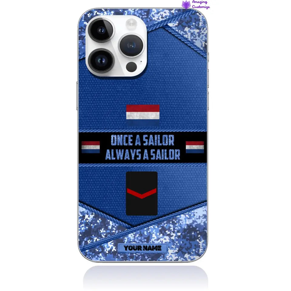 Personalized Netherlands Soldier/Veterans With Rank And Name Phone Case Printed - 2506230001