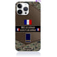Personalized France Soldier/Veterans With Rank And Name Phone Case Printed - 2506230001