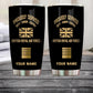 Personalized UK Veteran/ Soldier With Rank And Name Camo Tumbler All Over Printed 0202240017