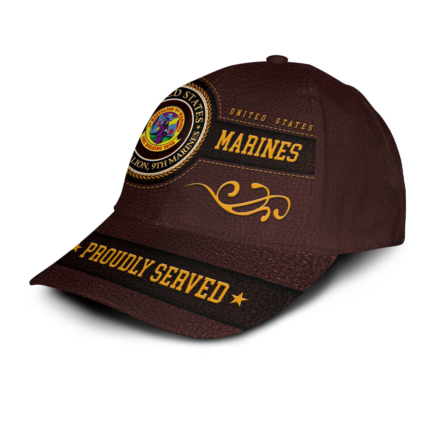 US Military – Marine Battalion All Over Print Cap