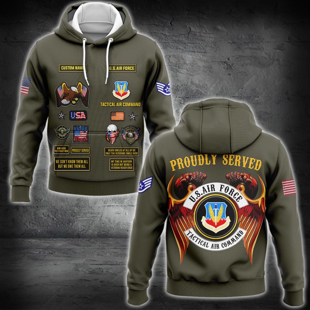 US Military – Air Force Command All Over Print Bomber Jacket