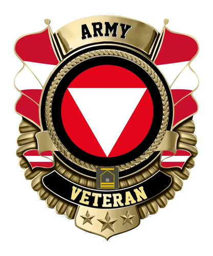 Personalized Rank Austria Soldier/Veterans Camo Cut Metal Sign - 2606230001