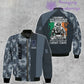Personalized Ireland Soldier/ Veteran Camo With Name And Rank Bomber Jacket 3D Printed - 16889472
