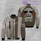 Personalized Germany Soldier/ Veteran Camo With Name And Rank Bomber Jacket 3D Printed - 1207230003
