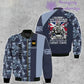 Personalized UK Soldier/ Veteran Camo With Name And Rank Bomber Jacket 3D Printed - 1689120002