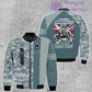 Personalized UK Soldier/ Veteran Camo With Name And Rank Bomber Jacket 3D Printed - 1689120002