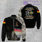 Veste de bombardier personnalisée avec camouflage soldat/vétéran allemand avec nom et grade, imprimée en 3D - 1407230001