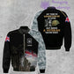 Personalized UK Soldier/ Veteran Camo With Name And Rank Bomber Jacket 3D Printed - 1407230001