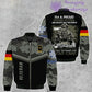 Personalized Germany Soldier/ Veteran Camo With Name And Rank Bomber Jacket 3D Printed - 1907230001