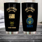 Personalized Australian Veteran/ Soldier With Rank And Name Camo Tumbler Gold Flag - 1706918406