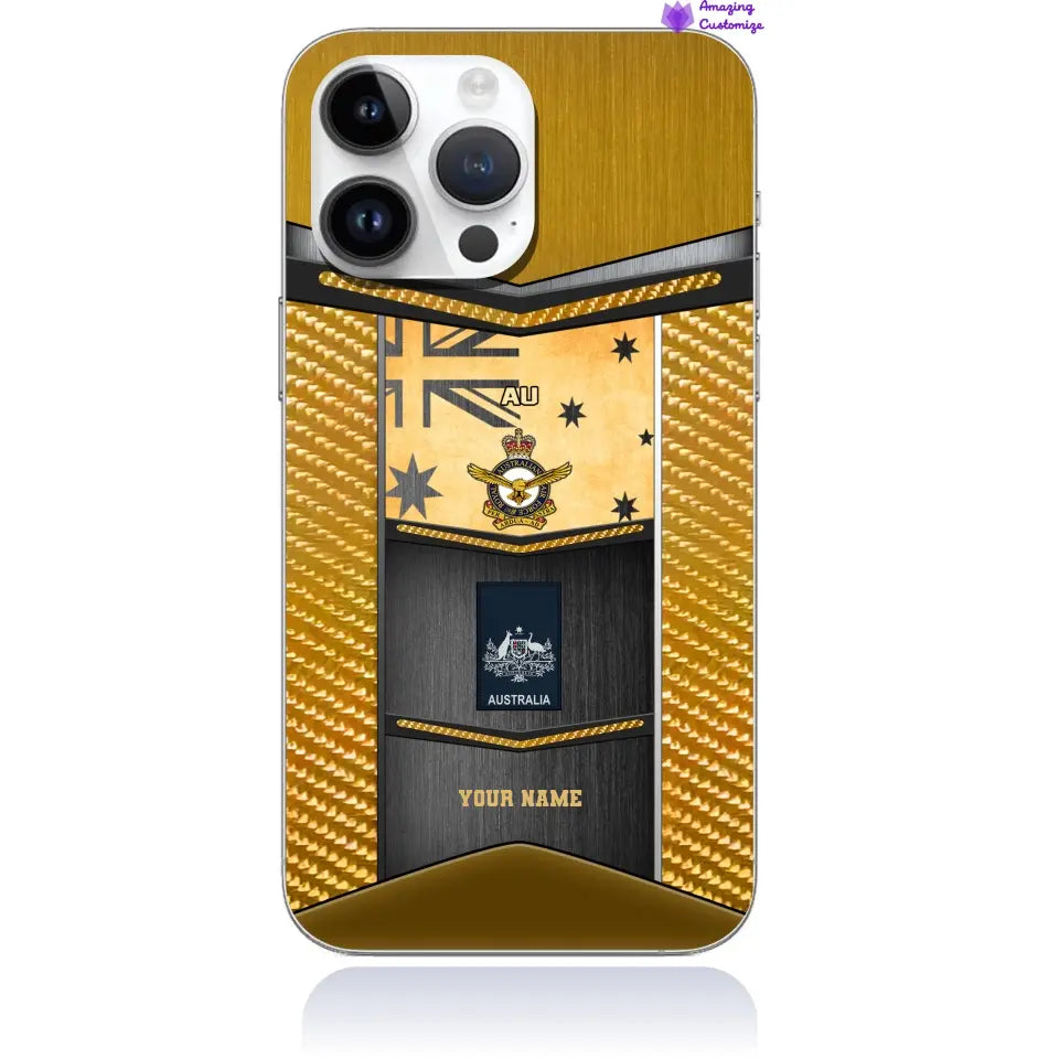 Personalized Australia Soldier/Veterans With Rank And Name Phone Case Printed - 16903296