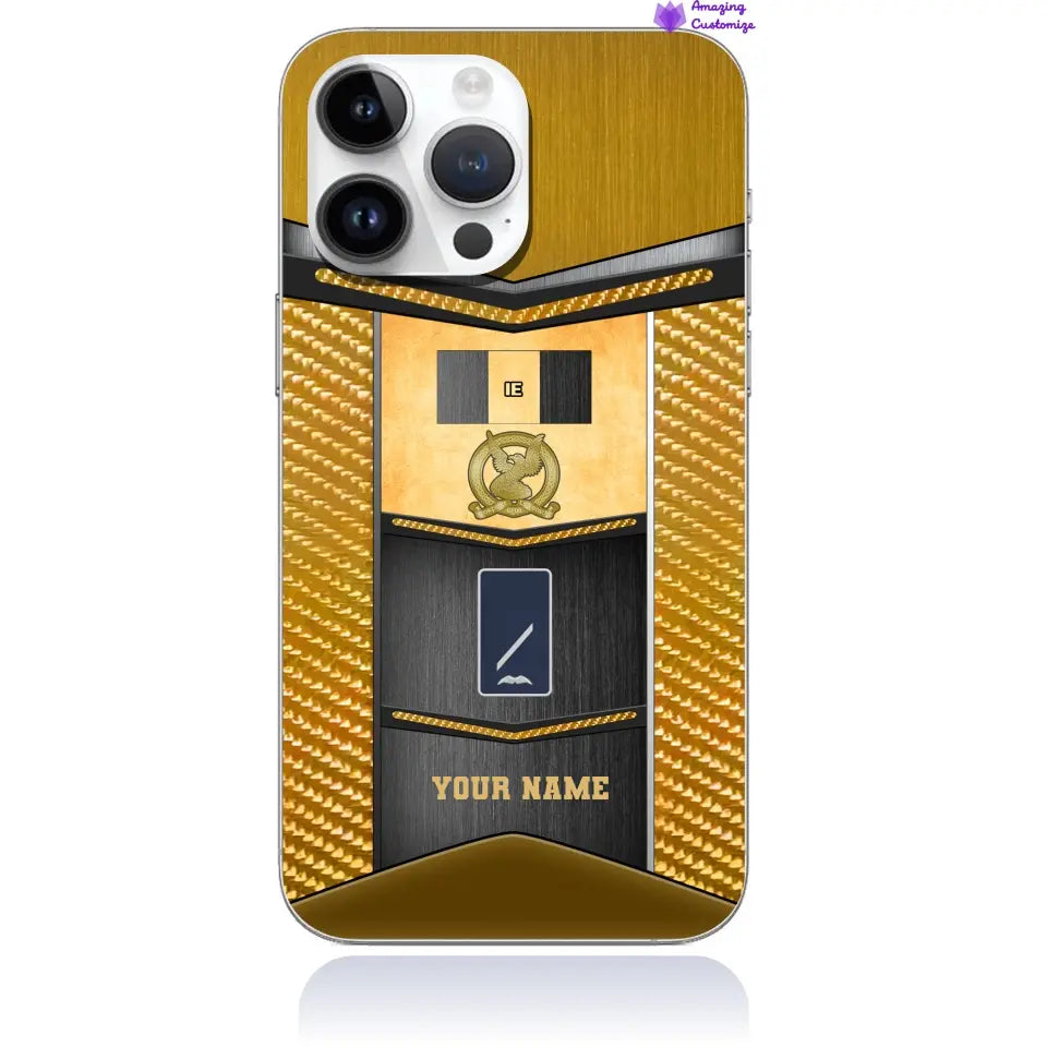 Personalized Ireland Soldier/Veterans With Rank And Name Phone Case Printed - 16903296