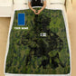 Personalisierte Fleecedecke für finnische Soldaten/Veteranen im Camouflage-Muster mit Namen und Rang, 3D-Druck – 0608230001