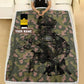 Personalisierte schwedische Soldat/Veteranen-Tarnung mit Namen und Rang Fleecedecke 3D-Druck - 0608230001