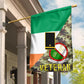 Personalized Ireland Soldier/ Veteran Camo With Rank House Flag 3D Printed - 16930080