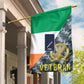 Personalized Ireland Soldier/ Veteran Camo With Rank House Flag 3D Printed - 16930080