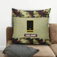 Personalized Ireland Soldier/ Veteran Camo With Name And Rank Pillow 3D Printed - 16920576