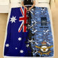 Personalized Australian Soldier/ Veteran Camo With Name And Rank Fleece Blanket 3D Printed - 1693267201