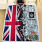 Couverture polaire personnalisée avec motif camouflage soldat/vétéran britannique avec nom et grade, imprimée en 3D - 2908230003
