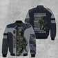 Personalized Germany Soldier/ Veteran Camo With Name And Rank Bomber Jacket 3D Printed - 16932672