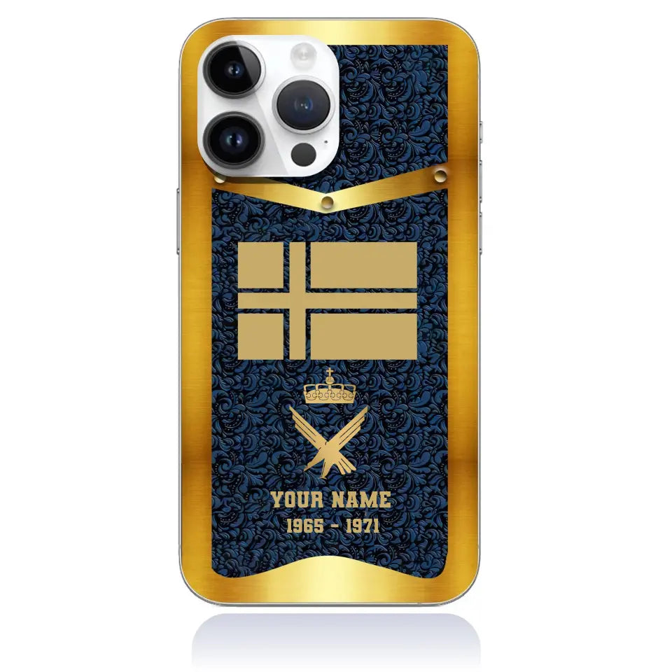 Personalized Norway Soldier/Veterans With Rank And Name Phone Case Printed - 16919712
