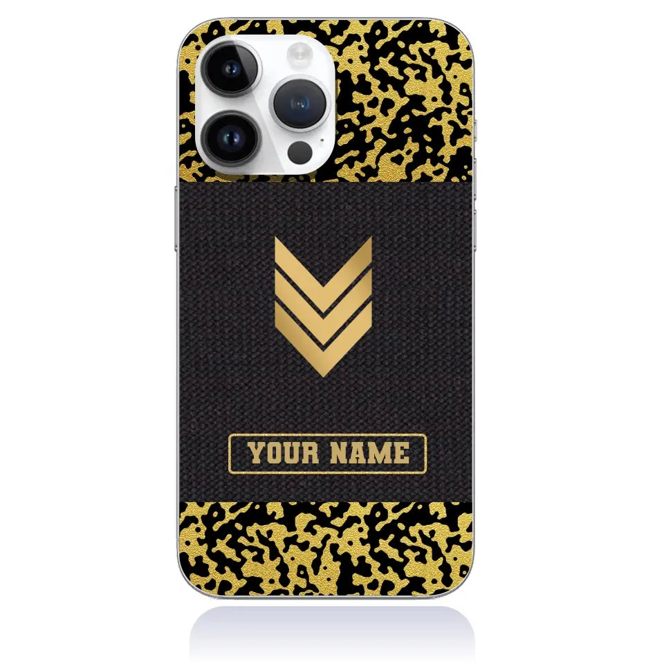 Personalized Norway Soldier/Veterans With Rank And Name Phone Case Printed - 16947360