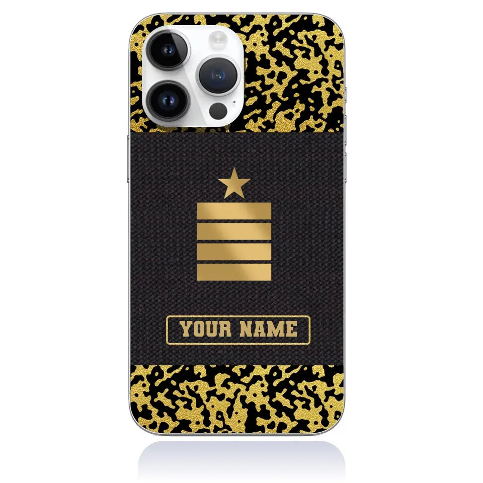Personalized Ireland Soldier/Veterans With Rank And Name Phone Case Printed - 16947360
