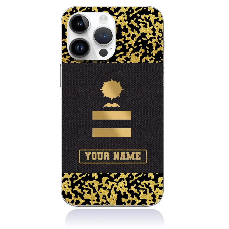 Personalized Ireland Soldier/Veterans With Rank And Name Phone Case Printed - 16947360