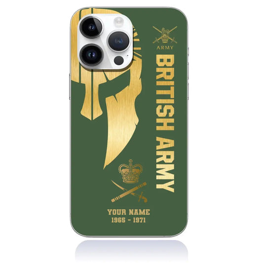 Personalized UK Soldier/Veterans With Rank And Name Phone Case Printed - 1509230002
